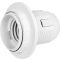 Пластиковый патрон E.Next e.lamp socket with nut.E27.pl.white Е27 с гайкой белый (s9100016)