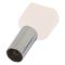 Изолированный наконечник E.Next e.terminal.stand.te.2.1.white 2x1 кв.мм белый (s4037003)