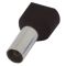 Ізольований наконечник E.Next e.terminal.stand.te.2.1.5.black 2x1,5 кв.мм чорний (s4037006)