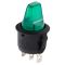 Переключатель Аско-Укрем KCD1-5-101NH GR/B (0-I) круглый високий зеленый (A0140040141)