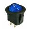Переключатель TNSy KCD1-5-101 BL/B круглый синий (TNSy5500709)