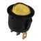 Переключатель TNSy KCD1-5-101N Y/B круглый с подсветкой желтый (TNSy5500720)