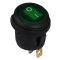 Переключатель TNSy KCD1-5-101WN G/B круглый с подсветкой IP65 зеленый (TNSy5500723)