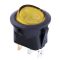Переключатель TNSy KCD1-8-101N Y/B круглый с подсветкой желтый (TNSy5500738)