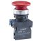 Кнопка грибок Chint NP8-11M/14 1NO+1NC Ø40мм с самовозвратом красная IP65 (667265)