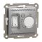 Термостат теплого пола Schneider Electric Sedna Design алюминий SDD113507