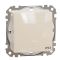 Одноклавишный переключатель Schneider Electric Sedna Design & Elements с крышкой IP44 бежевый SDD212106