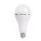 Аккумуляторная лампочка Евросвет Е27 LED SL-EBL-803 АС9W DC3W 6400К (58383)