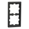 Двухместная рамка Schneider Electric D-Life MTN4020-6534 антрацит