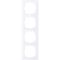 Четырехместная рамка Schneider Electric M-PURE MTN4040-3625 активно-белый