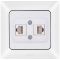 Компьютерная розетка NE-AD ARAS 93-110-21-D2 2 CAT5E белая