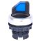 Перемикач NOARK Ex9P1 SS3I b з підсвіткою синій (105532)