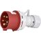 Кабельная силовая вилка с реверсом фаз ETI 004482022 EVO-1653 IP44 (16A 400V 3P+N+PE)