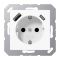 Розетка с накладкой Jung A A1520-15CAWW с USB (тип A+С) белый