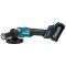 Аккумуляторная угловая шлифмашина Makita GA008GM201 XGT 40В 125мм с аккумуляторами BL4040x2