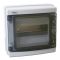 Влагозащищенный модульный щит TOSUNlux 8м накладной IP65 пластиковый UV ABS