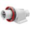 Стационарная вилка 90° GEWISS IP67 3P+N+E 125A 400В (GW60461)