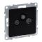 Розетка TV-R-SAT звезда Legrand SUNO (чорный) 721467