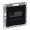 Розетка комп'ютерна RJ45 Cat.6 UTP Legrand SUNO (чорний) 721452