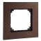 Рамка одинарная M-ELEGANCE wood орех Merten (MEG4051-3473)