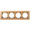 Рамка четырехместная M-ELEGANCE wood бук Merten (MEG4054-3470)
