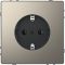 Розетка с з/к Schneider Electric D-Life никель (MEG2301-6050)