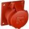Розетка встроенная Аско-Укрем UCombi 4P 16A IP44 (A0080010160)