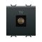Розетка TV GEWISS Chorusmart 2M MALE CONN 9.5мм (черный) GW12367