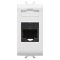 Інтернет розетка GEWISS Chorusmart RJ-45 1M Cat.5e UTP (глянцевий білий) GW10421