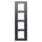 Рамка Chorusmart LUX 2+2+2+2M вертикальна (сланець) GW16229VA