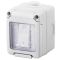 Вимикач GEWISS 27 COMBI SYSTEM 2Р 16AX IP55 сірий