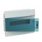 Шкаф встраиваемый ABB MISTRAL41F (41A12X12A) на 12 модулей (прозрачная дверца) с N+PE