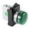 Сигнальна арматура EMAS CM090XY 12-30В AC/DC, метал IP65,  зелена