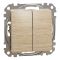 Перемикач Schneider Electric Sedna Design & Elements 10AX PRO береза SDD180108U