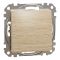 Кнопковий вимикач Schneider Electric Sedna Design & Elements 10A PRO, береза SDD180111U