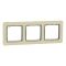 Рамка 3-постовая Schneider Electric Sedna Design матовая песочная SDD392803