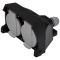 Розетка кабельная 2-местная ETI ERS-2CM 2Р+РЕ Schuko каучук IP44 черная