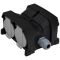 Розетка кабельная 4-местная ETI ERS-4CM 2Р+РЕ Schuko каучук IP44 черная