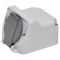 Накладна розетка з кришкою ETI PRE-1 IP44 (4481019)