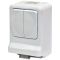 Розетка с выключателем ETI PRV-2 2Р+РЕ IP 44 10/16A 250В