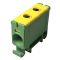 Клемма Promfactor FT 1Р Cu:2.5-50мм²/ Al:6-50мм² желто-зеленая FT1050G