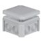 Распределительная коробка Plank Electrotechnic IB402 (PLK4020850) 90х90х52мм IP54 серая