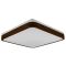 Матовый светильник Vestum GLOW 60Вт 391x391x65мм 3000К-6500К махагон