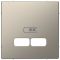 Накладка USB розетки Schneider Electric D-Life MEG4367-6050 никель