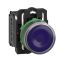 Кнопка с возвратом Schneider Electric XB5AW36B5 24В синяя