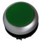 Зеленая плоская кнопка Schrack MM216619 с фиксацией