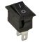 Миниатюрный переключатель Аско-Укрем KCD5-101 B/B чорный (A0140040099)
