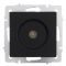 Механизм проходной ТВ розетки антрацит Lezard Vesna (742-4288-129)