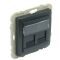 Двойная компьютерная розетка Logus 21975 TIS RJ45 (Cat.5e) (серый)