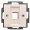 Накладка компьютерной розетки ABB Basic 55 2561-92-507 (слоновая кость)